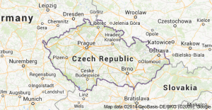 map czech